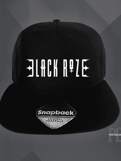 Black Roze Snapback cap
