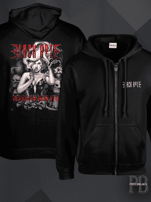 Black Roze - Penny for your Sins - Zipped Hoodie