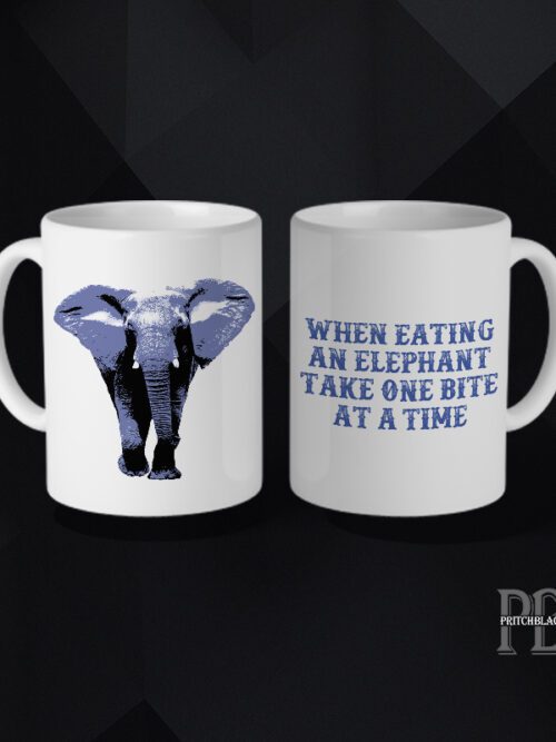 Eating An Elephant Mug